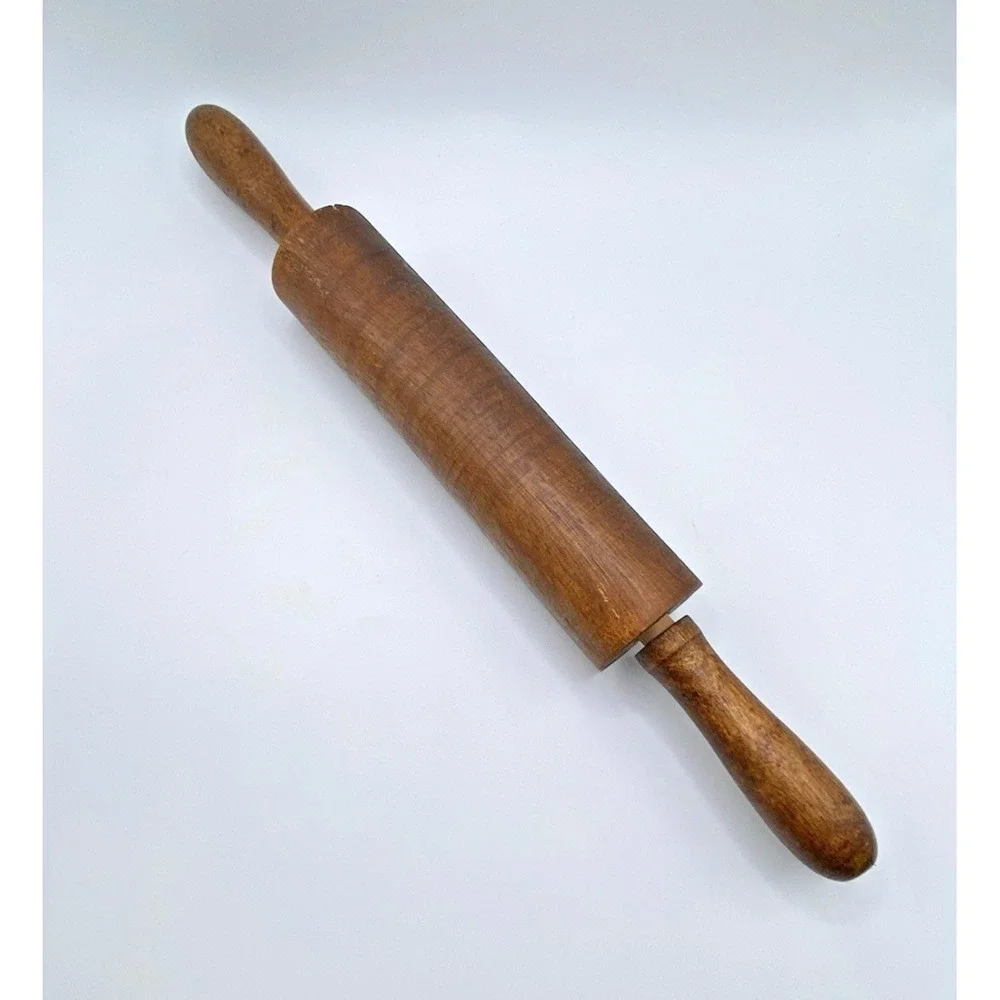 Vintage Rustic Farmhouse Small Rolling Pin Wooden Primitive Decor